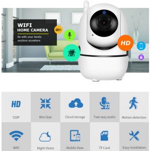 TUTK-Q2 Wireless WiFi Camera Mobile Phone Cloud Remote Monitoring Hd Household Video Recorder European regulations