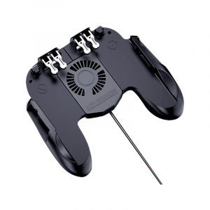 PUBG Game Controller Mobile Game Trigger Fire Button for iPhone IOS Game Controller Joystick Gamepad Plug-in cooling version