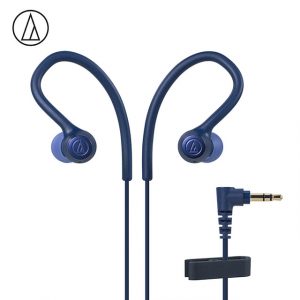 Original Audio Technica ATH-SPORT10 In-ear Wired Earphone Music Headset Sport Earbuds With IPX5 Waterproof For Huawei Xiaomi Blue