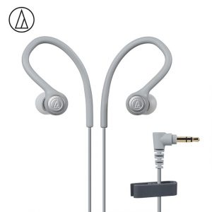 Original Audio Technica ATH-SPORT10 In-ear Wired Earphone Music Headset Sport Earbuds With IPX5 Waterproof For Huawei Xiaomi White