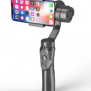 3-Axis Handheld Smartphone Gimbal Stabilizer for iPhone X 8Plus 8 7 Android Sports Cameras gray
