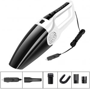 120W 3600mbar Car Vacuum Cleaner Wet And Dry dual-use Vacuum Cleaner Handheld 12V Car Vacuum Cleaner White black