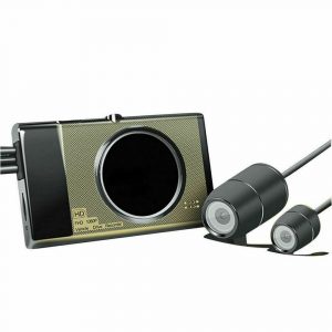 140?? Wide Angle Motorcycle DVR Motorbike Camcorder Video Recorder Dual Camera As shown