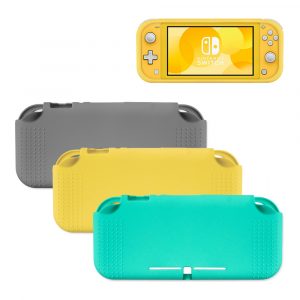 Protective Case For Nintendo Switch Lite Soft Coverage Case With Anti-Slip Anti-Shock black