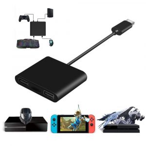 Mouse Keyboard Converter Adapter For Xbox One PS4 Switch Host Gaming Conversion black