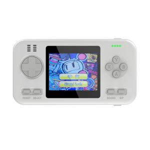 Multifunctional 2.8 Inch Color Screen Handheld Game Player Game Console Retro Classic Power Bank white