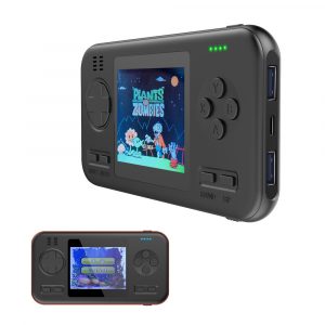 Multifunctional 2.8 Inch Color Screen Handheld Game Player Game Console Retro Classic Power Bank black